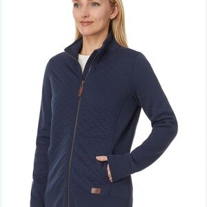 L.L. Bean Women's Dark Blue Quilted Utility Jacket